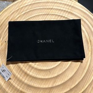 Chanel velvet wallet pouch